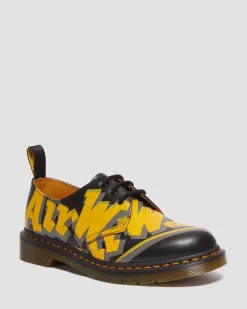 Sale|Originals>Dr. Martens 1461 Airwair Vintage Smooth Leather Oxford Shoes BLACK+MULTI — Airwair Vintage Smooth