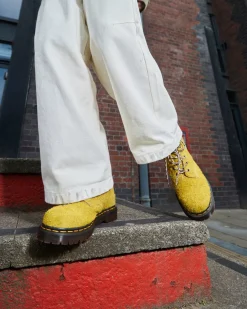 Sale|Originals>Dr. Martens 939 Ben Suede Padded Collar Lace Up Boots MOSS GREEN — Long Napped Suede