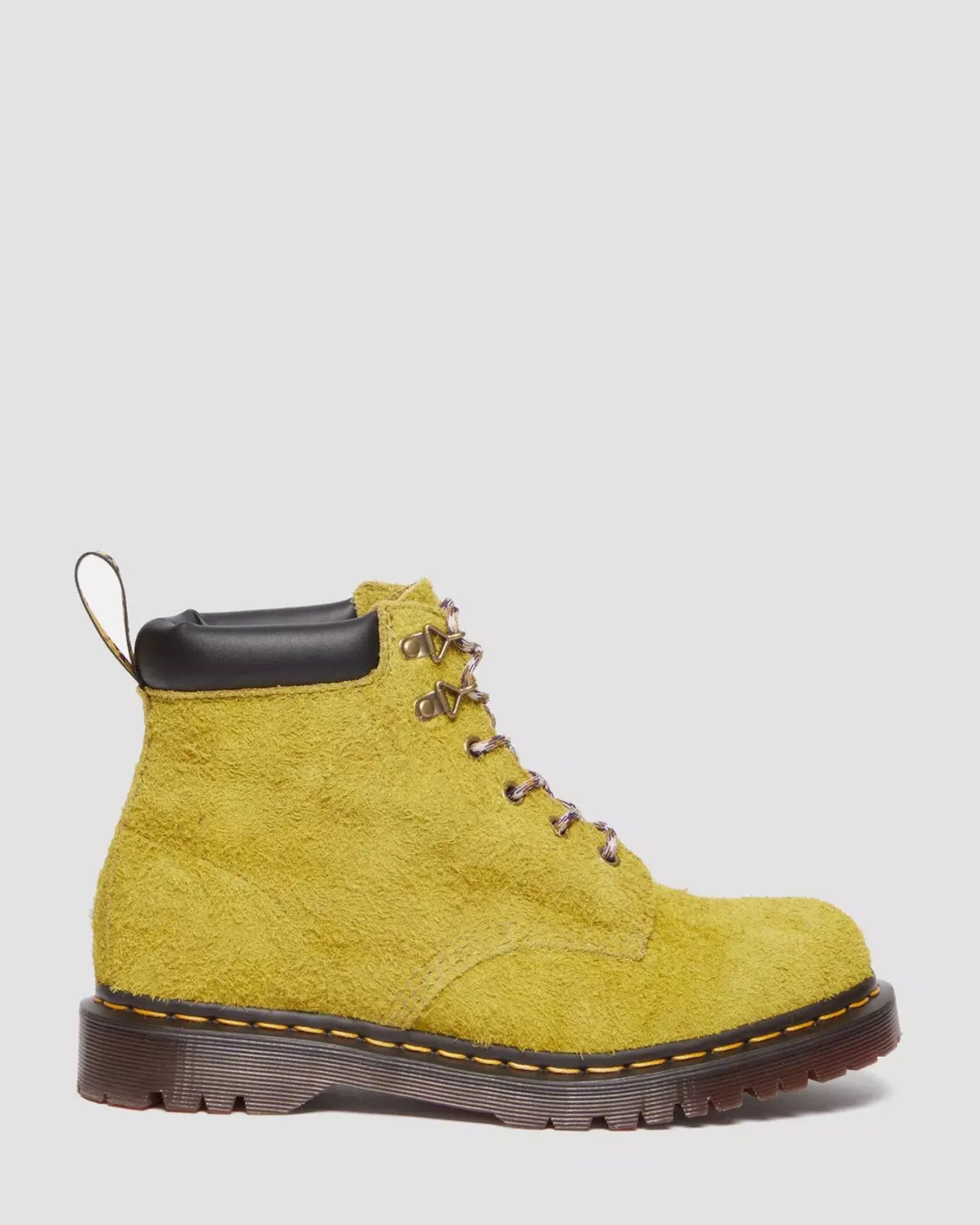 Sale|Originals>Dr. Martens 939 Ben Suede Padded Collar Lace Up Boots MOSS GREEN — Long Napped Suede