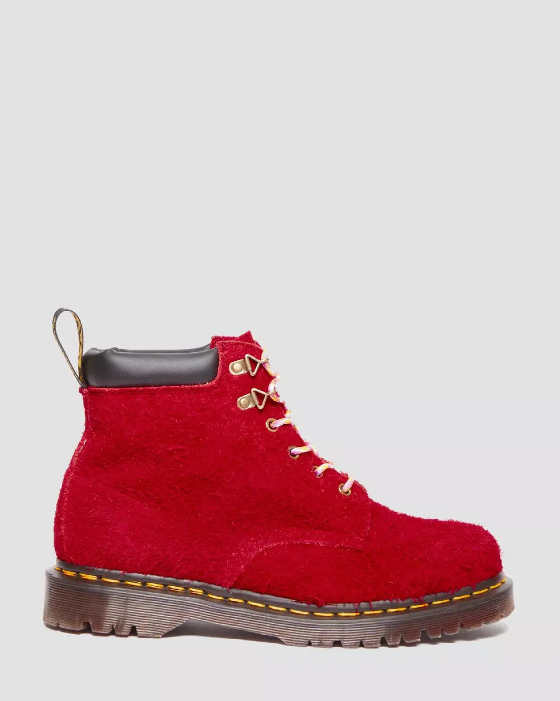 Sale|Originals>Dr. Martens 939 Ben Suede Padded Collar Lace Up Boots DMS RED — Long Napped Suede