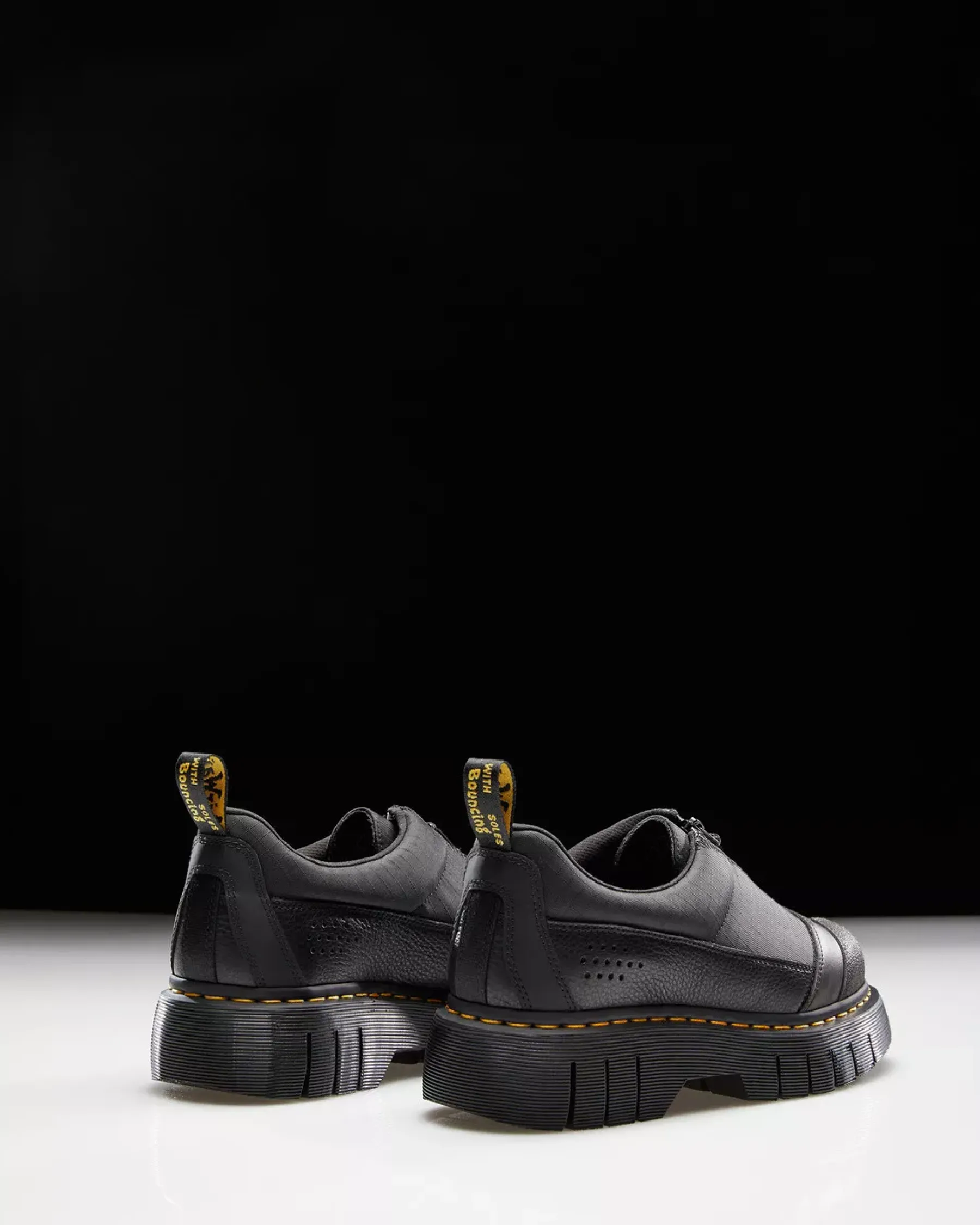 Originals|Platforms>Dr. Martens 1461 Beta Clubwedge Platform Oxford Shoes Black — Lunar+Sorento+Hub Ripstop