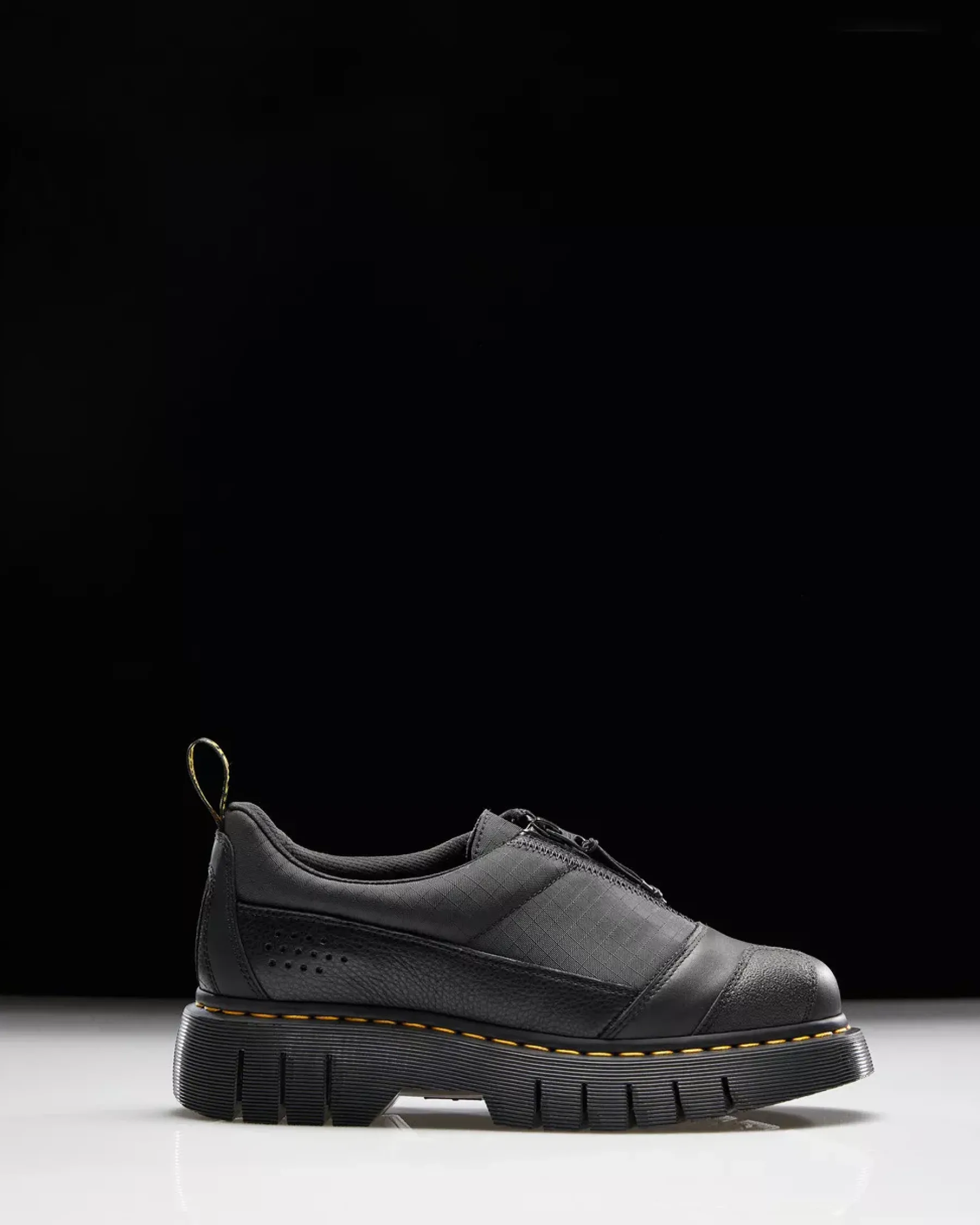 Originals|Platforms>Dr. Martens 1461 Beta Clubwedge Platform Oxford Shoes Black — Lunar+Sorento+Hub Ripstop