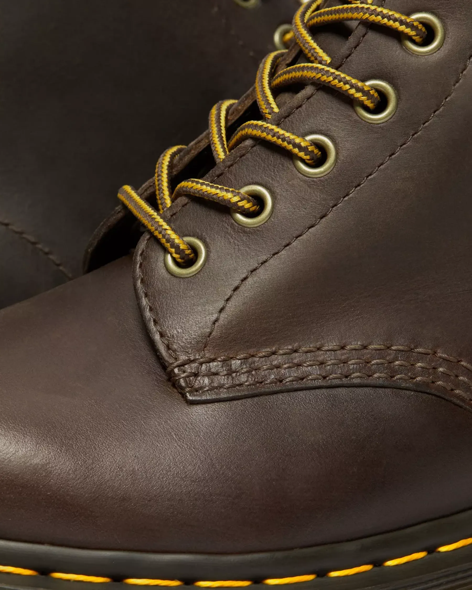 Originals|Platform Boots>Dr. Martens 1460 Bex Crazy Horse Leather Lace Up Boots Dark Brown — Crazy Horse