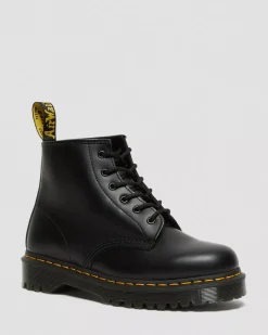 Originals|Platform Boots>Dr. Martens 101 Bex Smooth Leather Ankle Boots Black — Smooth Leather
