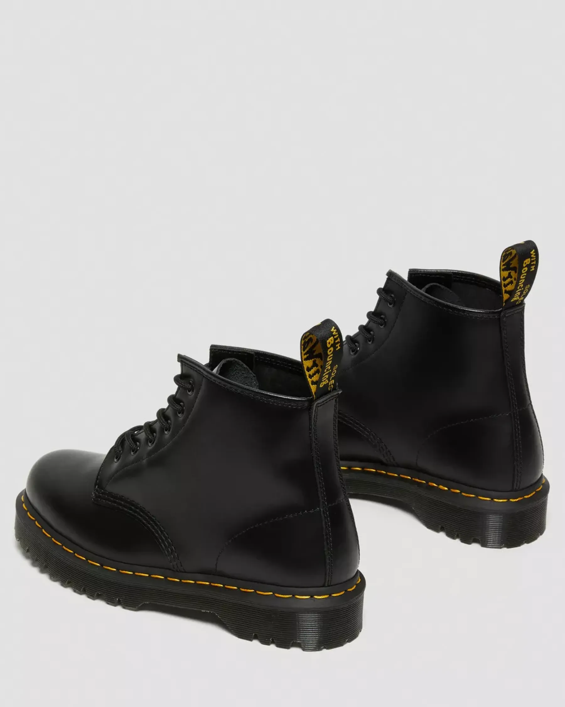 Originals|Platform Boots>Dr. Martens 101 Bex Smooth Leather Ankle Boots Black — Smooth Leather