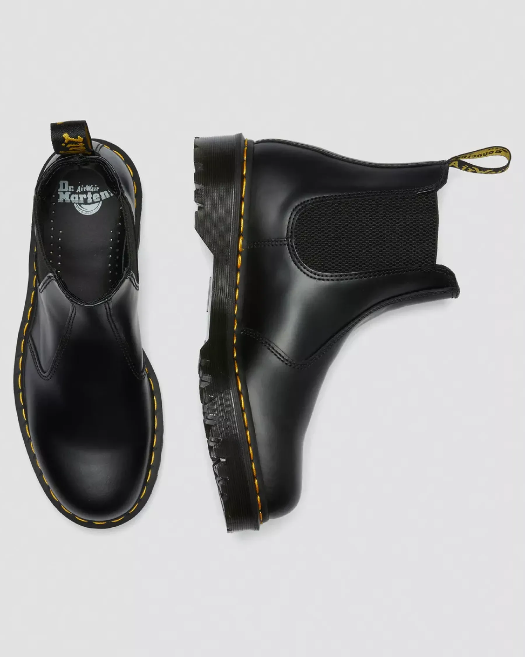 Originals|Bestsellers>Dr. Martens 2976 Bex Smooth Leather Chelsea Boots Black — Smooth Leather