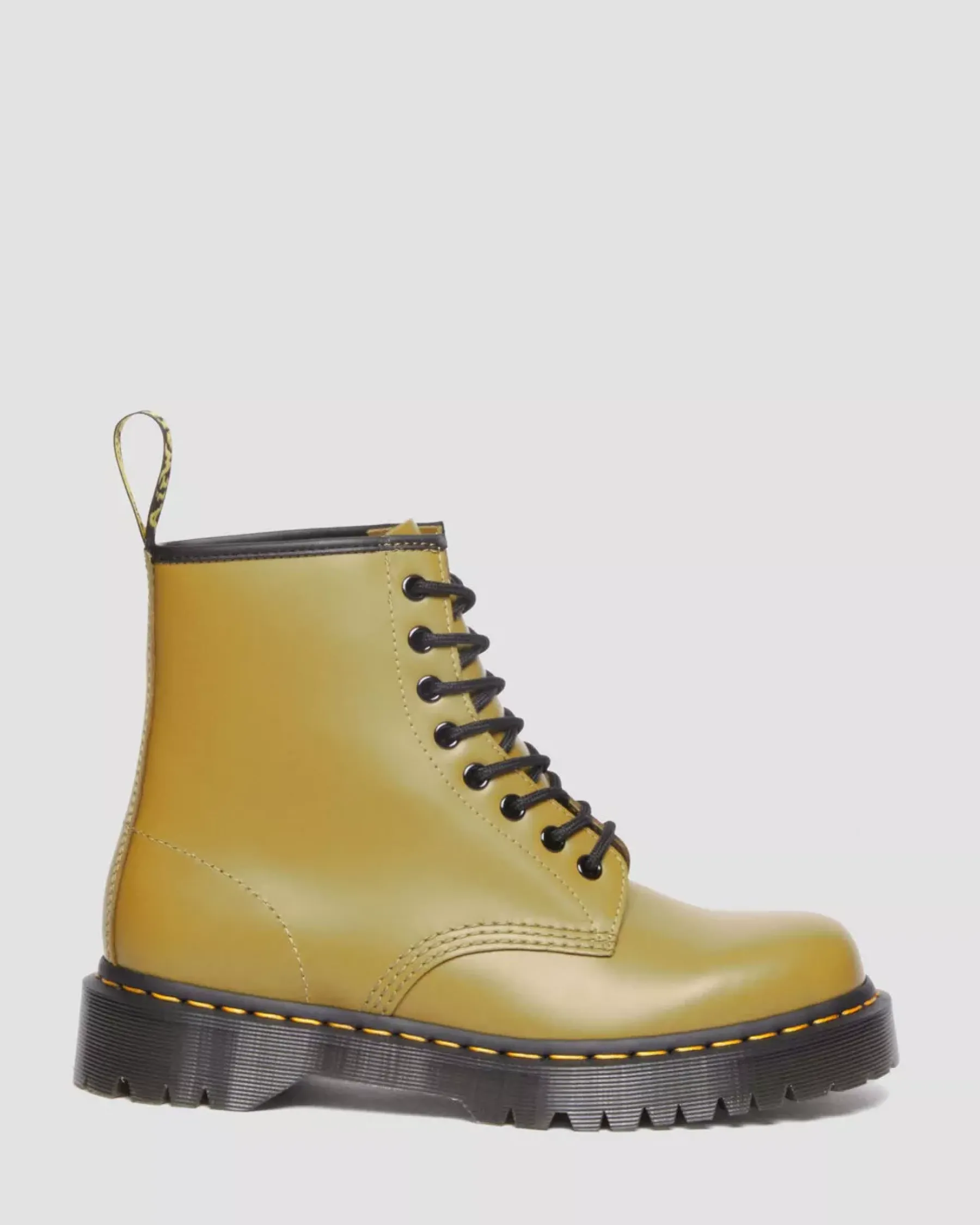 Sale|Platform Boots>Dr. Martens 1460 Bex Smooth Leather Lace Up Boots ANTIQUE OLIVE — Smooth Leather