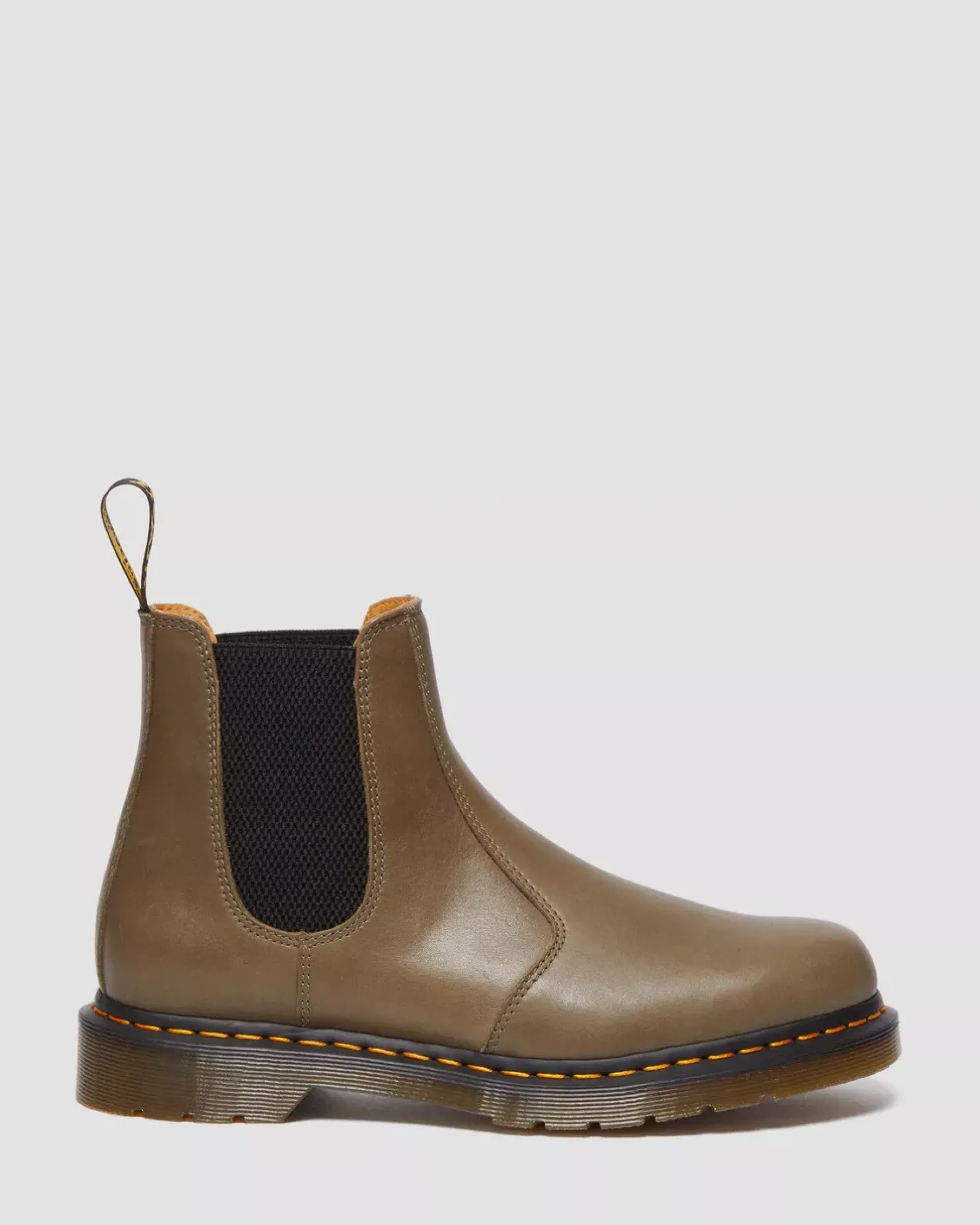Sale|Originals>Dr. Martens 2976 Carrara Leather Chelsea Boots Olive — Carrara