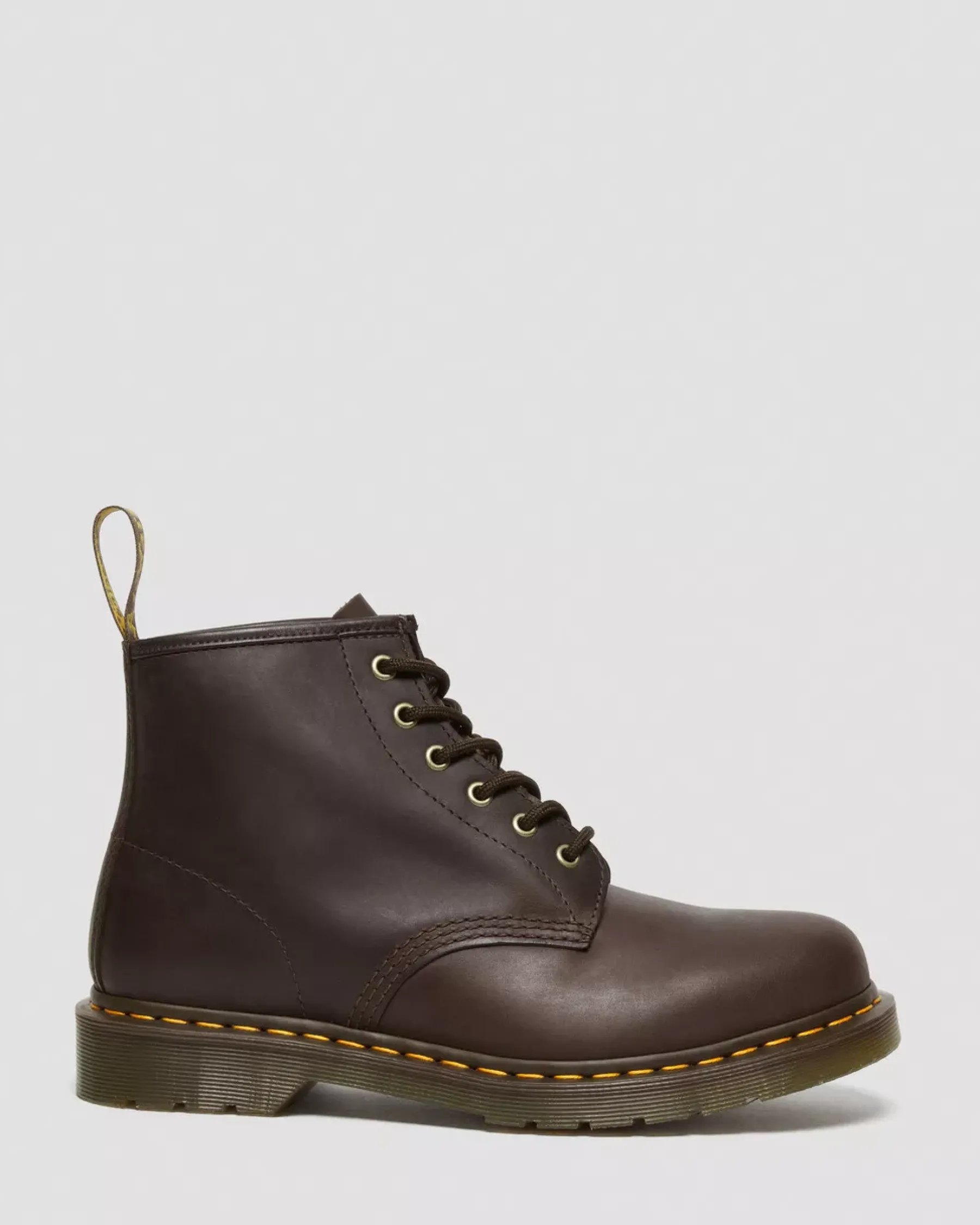 Originals|Ankle Boots>Dr. Martens 101 Crazy Horse Leather Ankle Boots Dark Brown — Crazy Horse