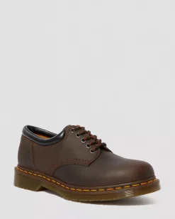 Originals|Shoes>Dr. Martens 8053 Crazy Horse Leather Casual Shoes Dark Brown — Crazy Horse