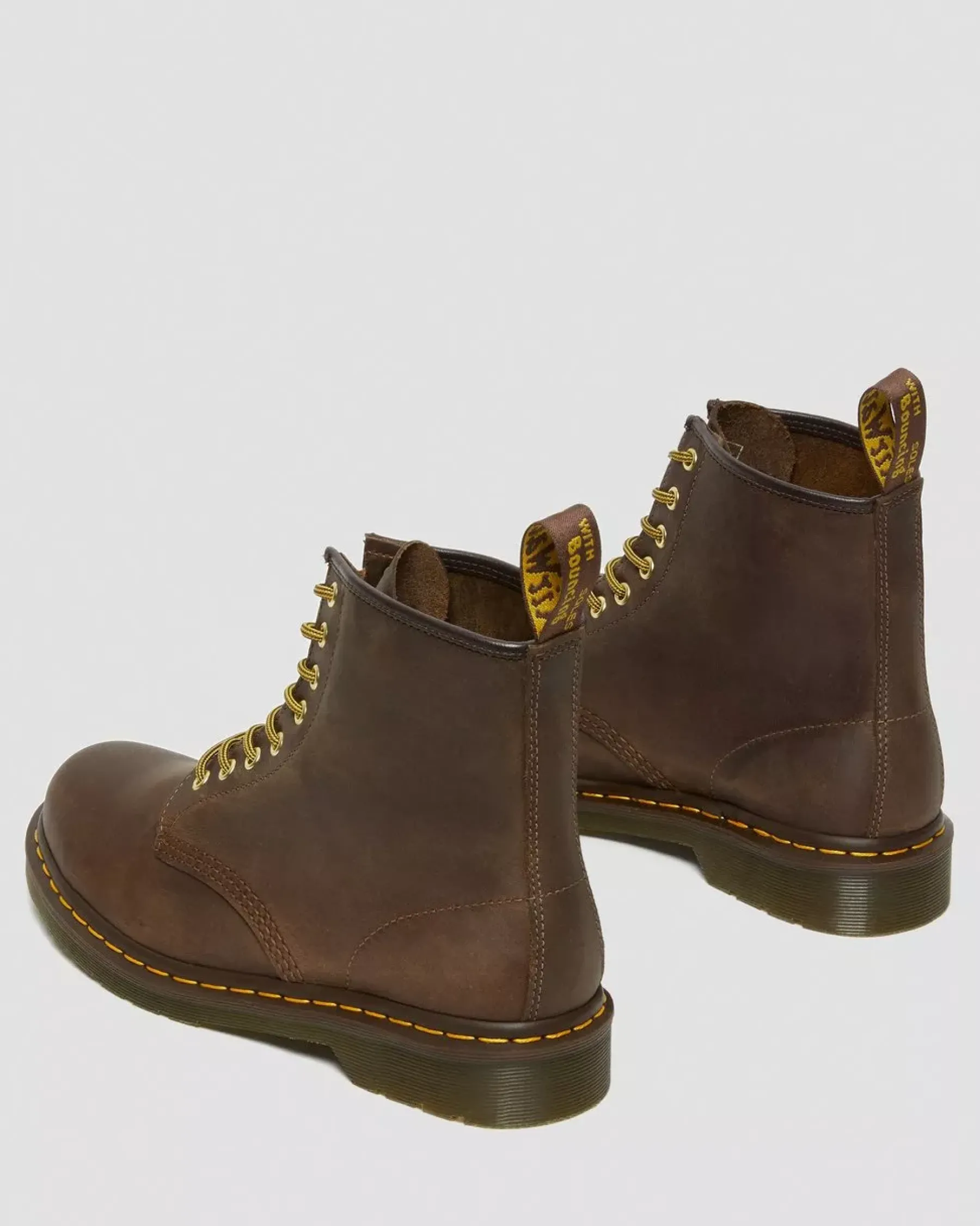 Originals|Ankle Boots>Dr. Martens 1460 Crazy Horse Leather Lace Up Boots Brown — Crazy Horse