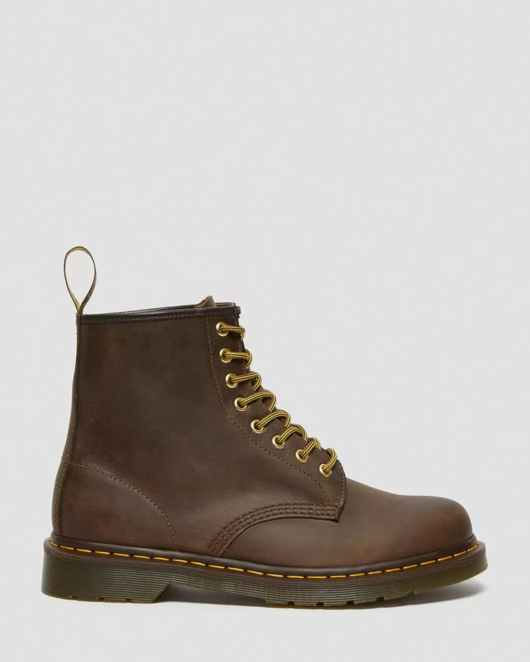 Originals|Ankle Boots>Dr. Martens 1460 Crazy Horse Leather Lace Up Boots Brown — Crazy Horse