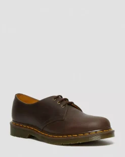 Originals|Shoes>Dr. Martens 1461 Crazy Horse Leather Oxford Shoes Brown — Crazy Horse