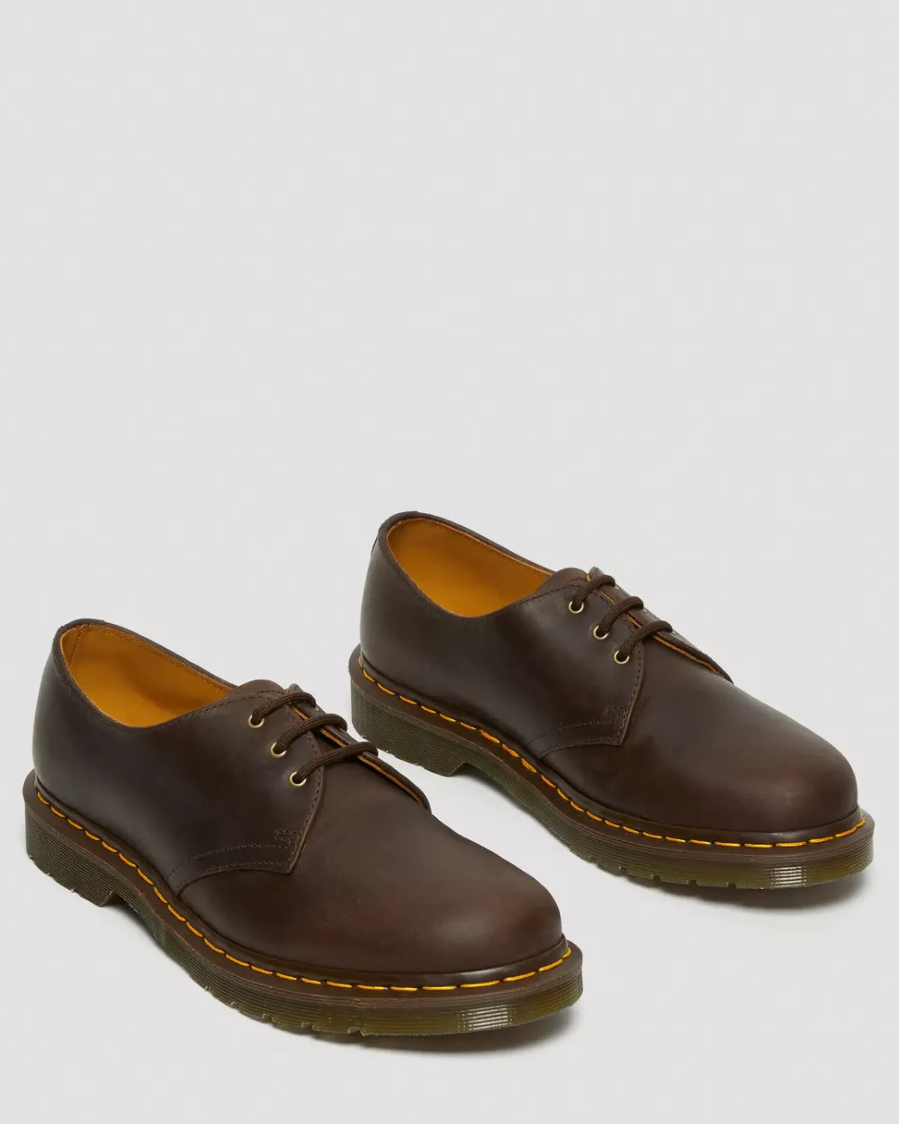 Originals|Shoes>Dr. Martens 1461 Crazy Horse Leather Oxford Shoes Brown — Crazy Horse