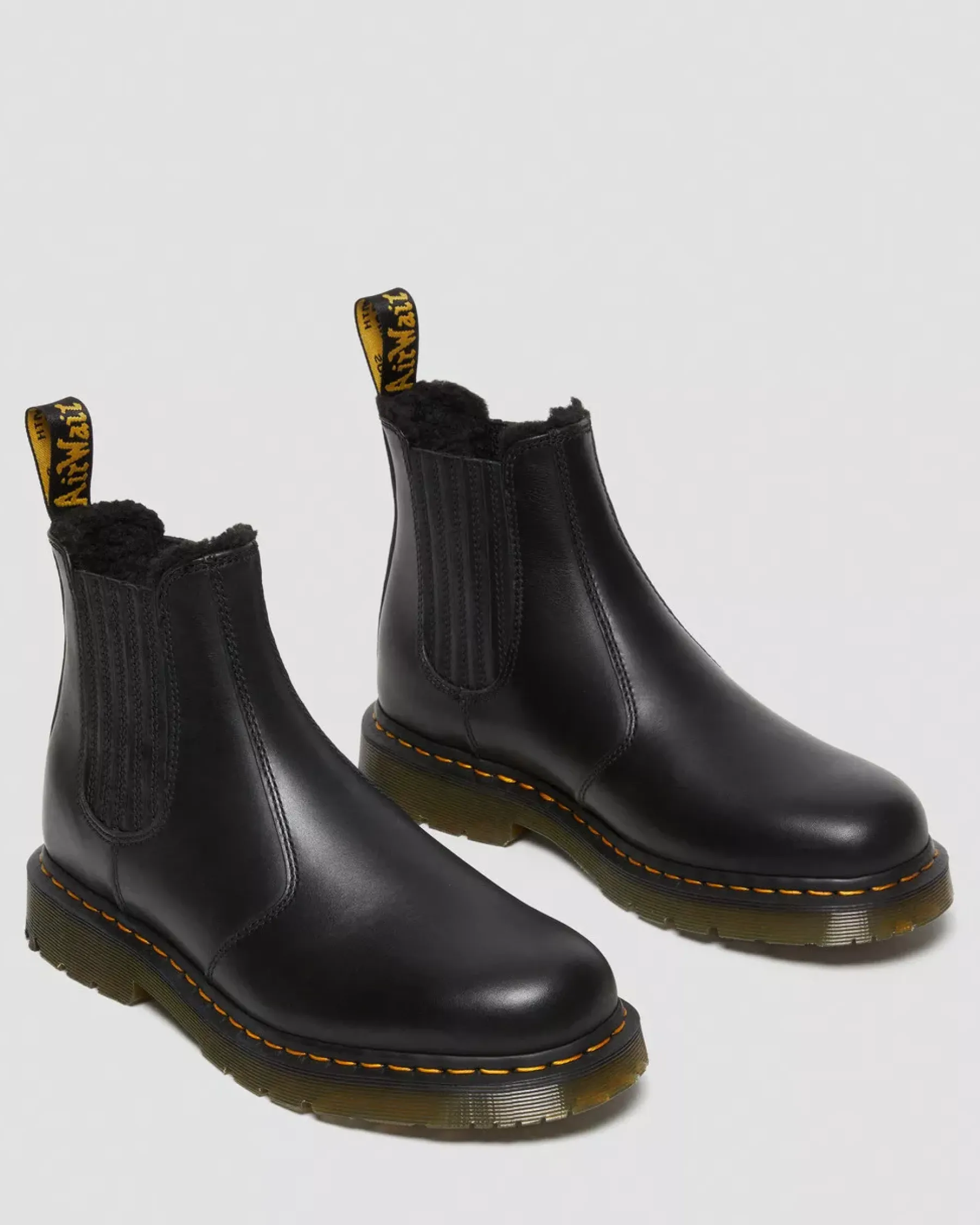 Originals|Winter Boots>Dr. Martens 2976 DM's Wintergrip Leather Chelsea Boots Black — Blizzard Wp