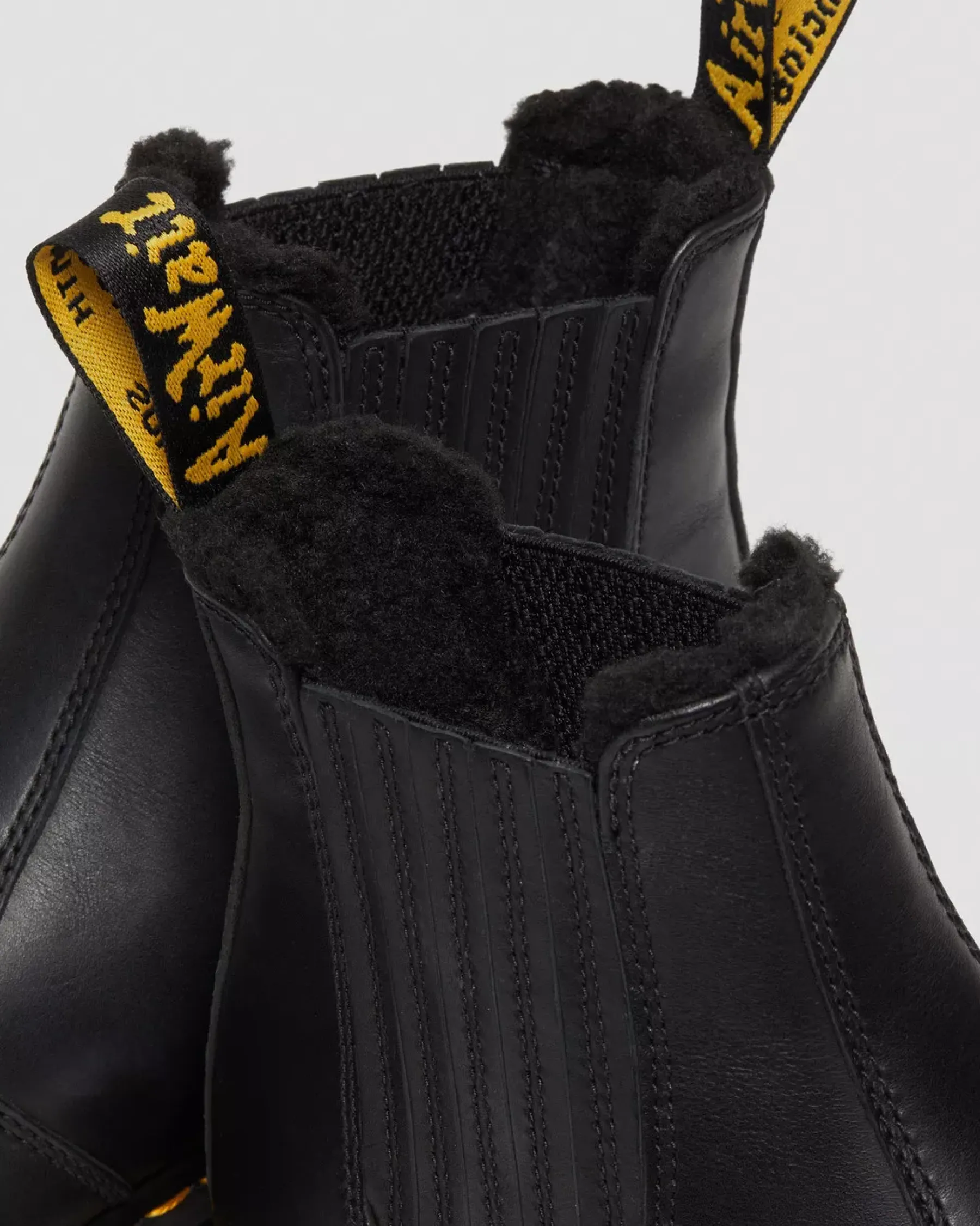 Originals|Winter Boots>Dr. Martens 2976 DM's Wintergrip Leather Chelsea Boots Black — Blizzard Wp