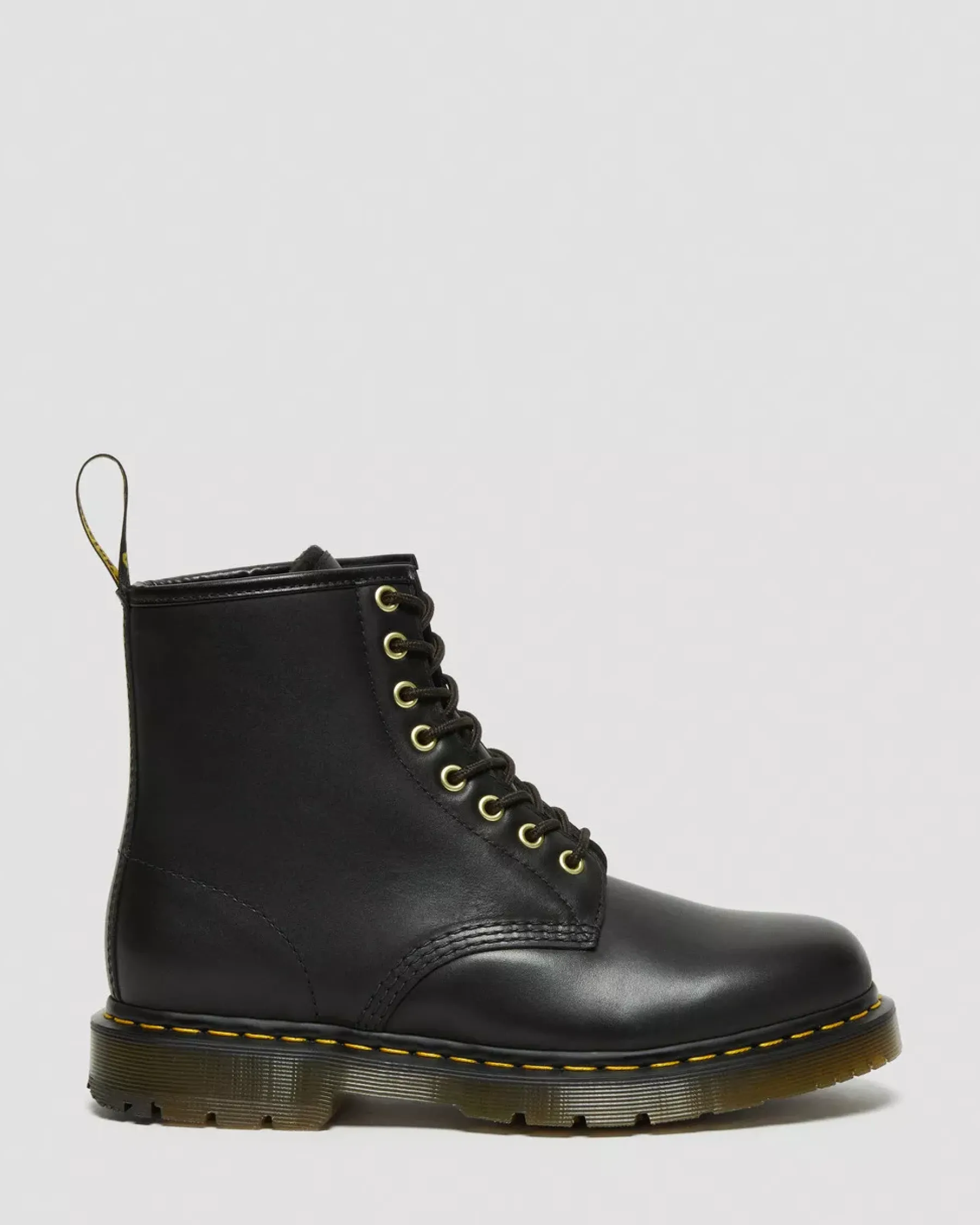 Originals|Winter Boots>Dr. Martens 1460 DM's Wintergrip Leather Lace Up Boots Black — Blizzard Wp
