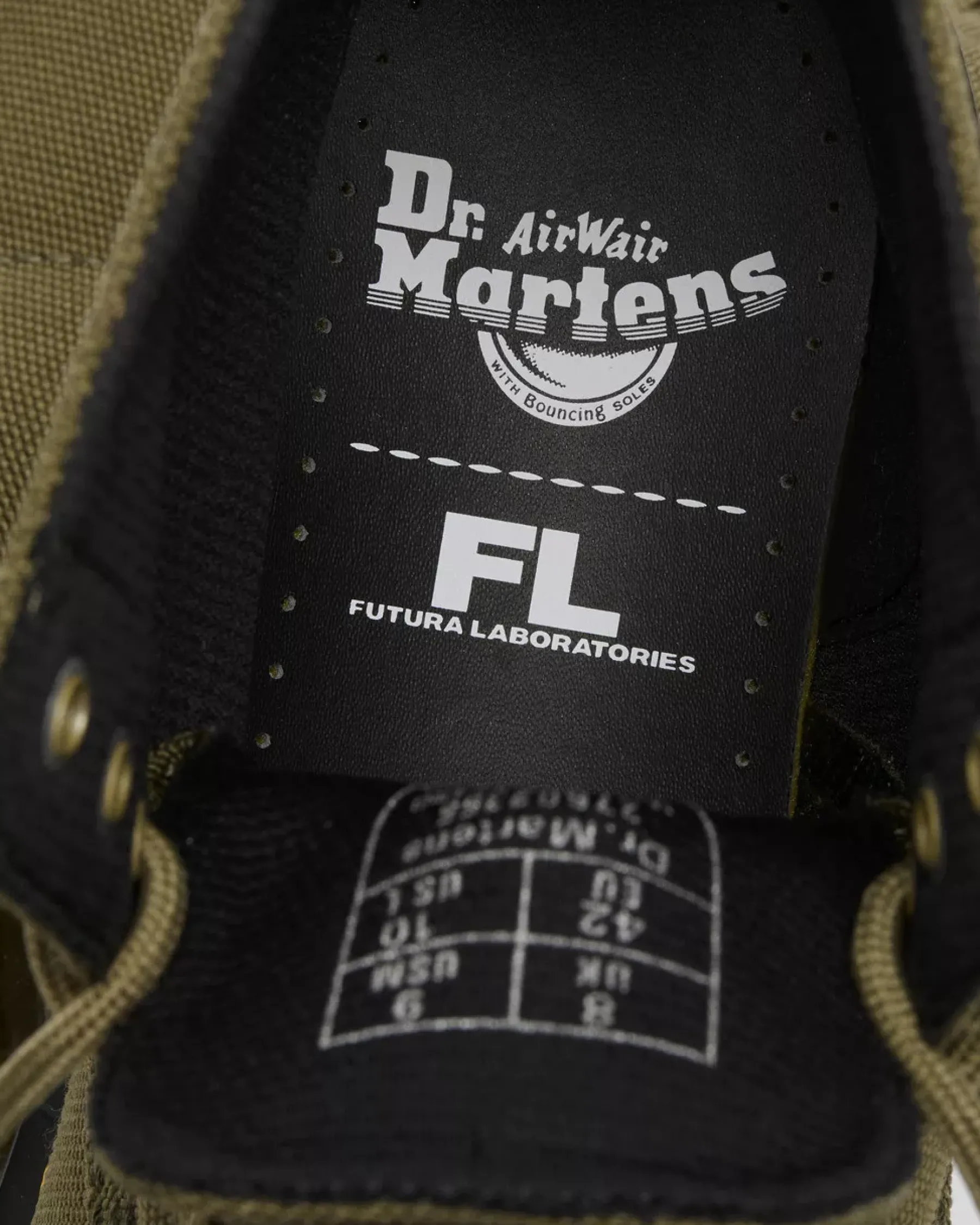 Sale|Originals>Dr. Martens 1460 Futura Olive Strap Lace Up Boots Olive — Extra Tough Nylon