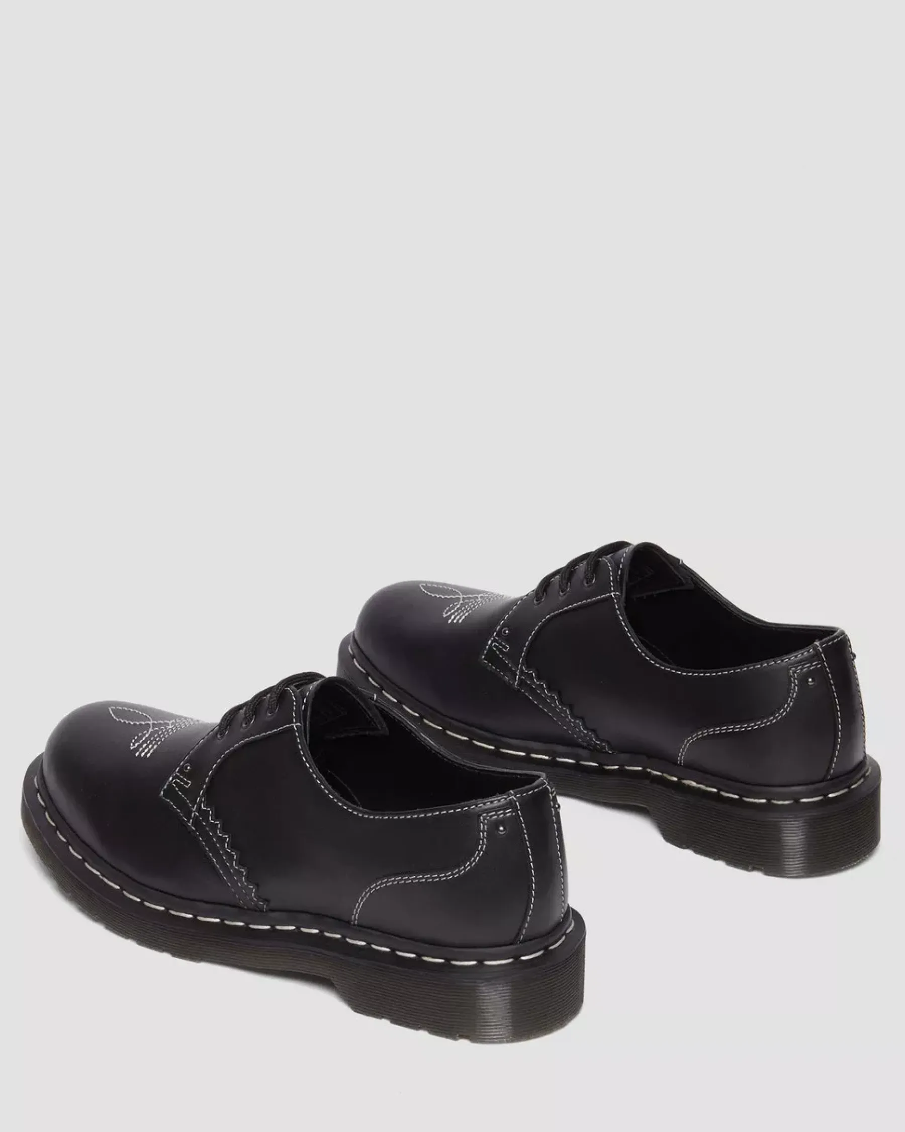Originals|Shoes>Dr. Martens 1461 Gothic Americana Leather Oxford Shoes Black — Wanama
