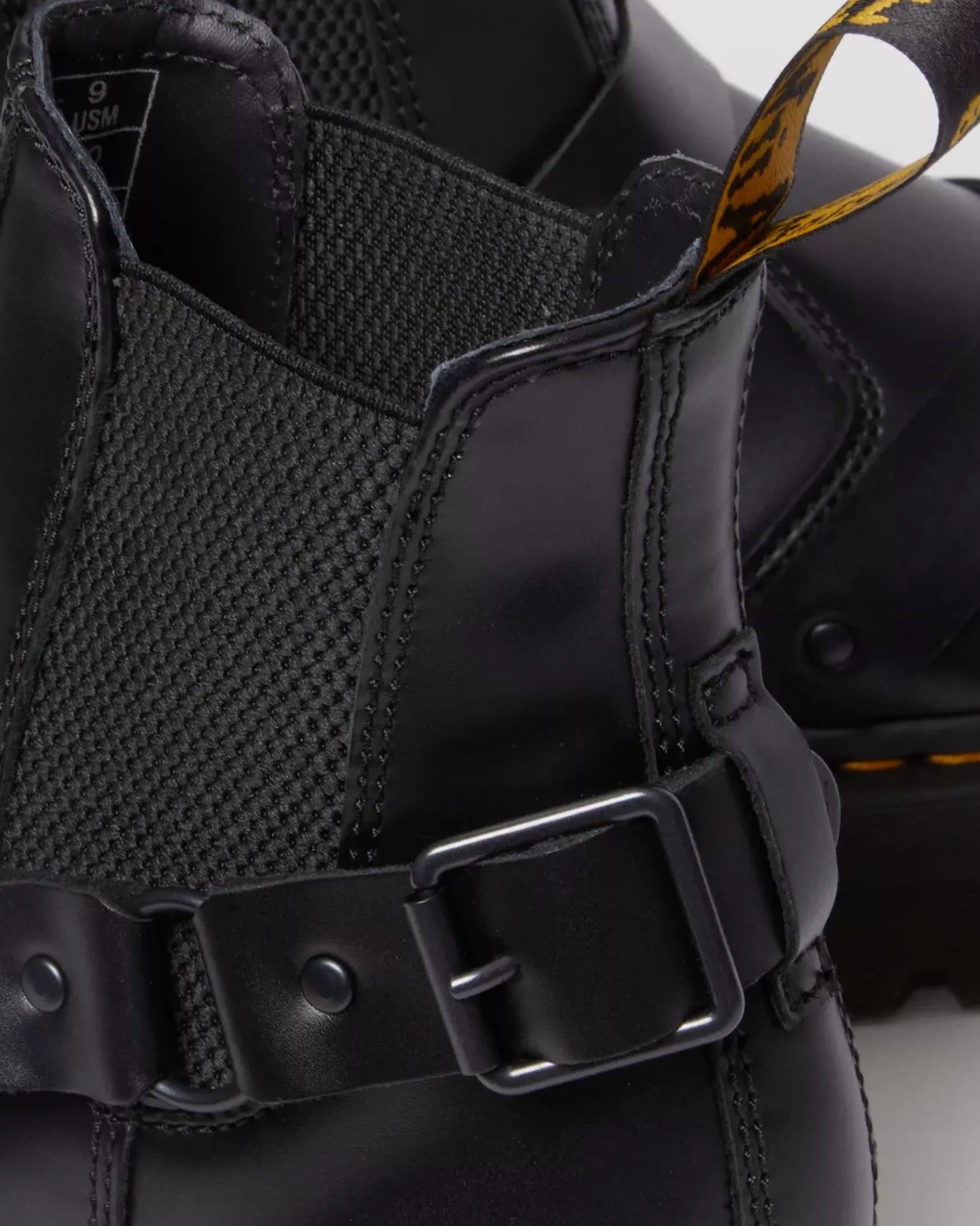 Sale|Originals>Dr. Martens 2976 Harness Leather Platform Chelsea Boots Black — Paris