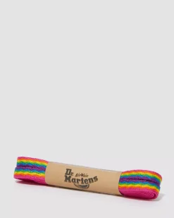 Laces|Accessories>Dr. Martens 55 Inch Flat Shoe Laces (8-10 Eye) Multi — Tetoron