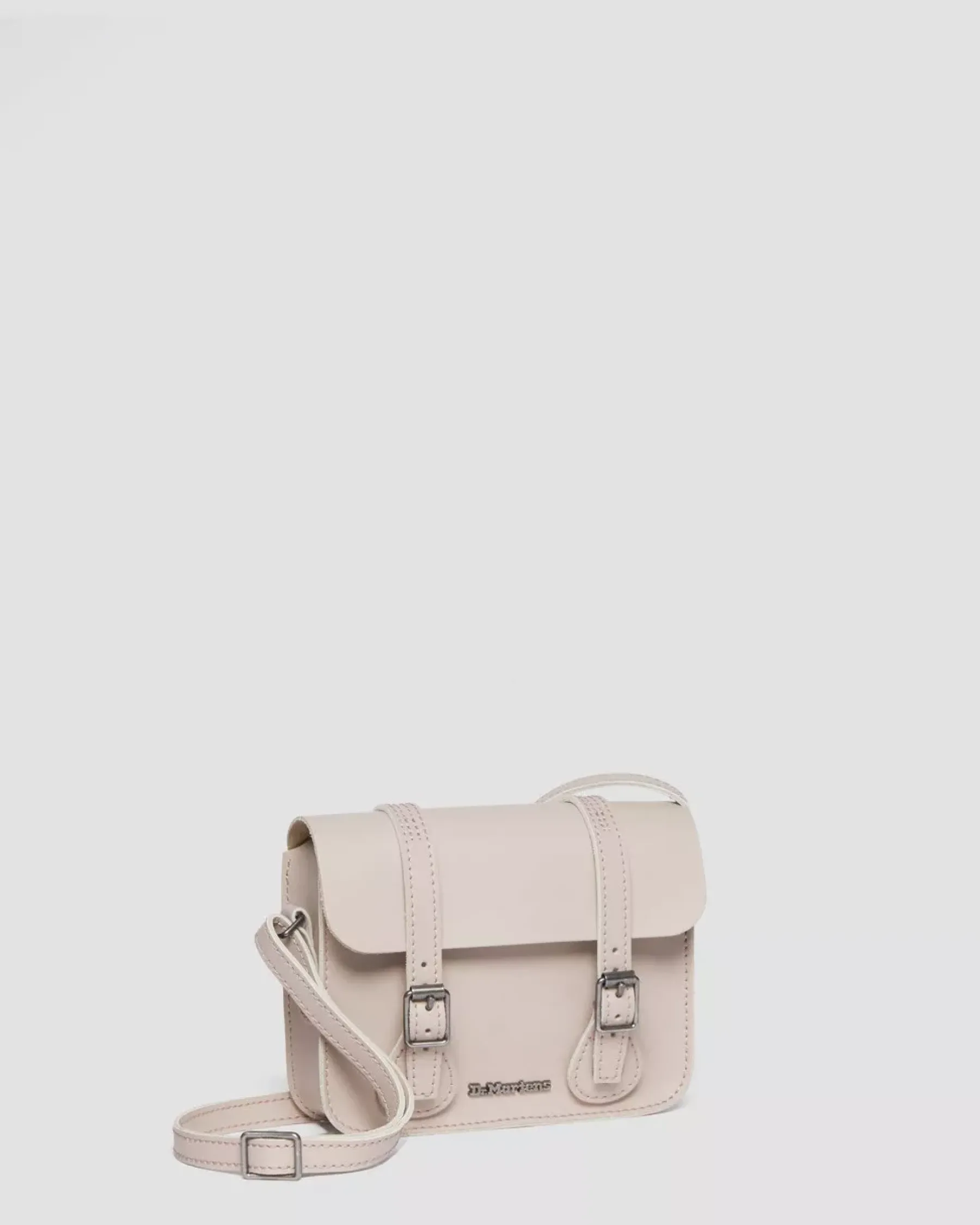 Accessories|Bags>Dr. Martens 7 Inch Leather Crossbody Bag VINTAGE TAUPE — Smooth Leather