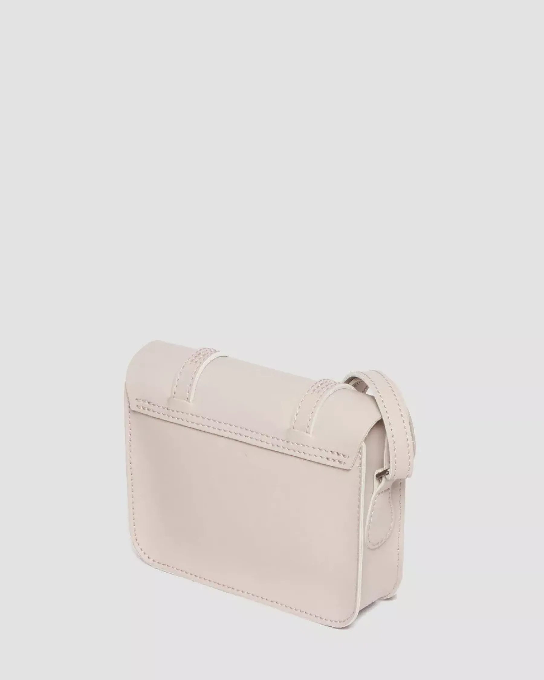 Accessories|Bags>Dr. Martens 7 Inch Leather Crossbody Bag VINTAGE TAUPE — Smooth Leather