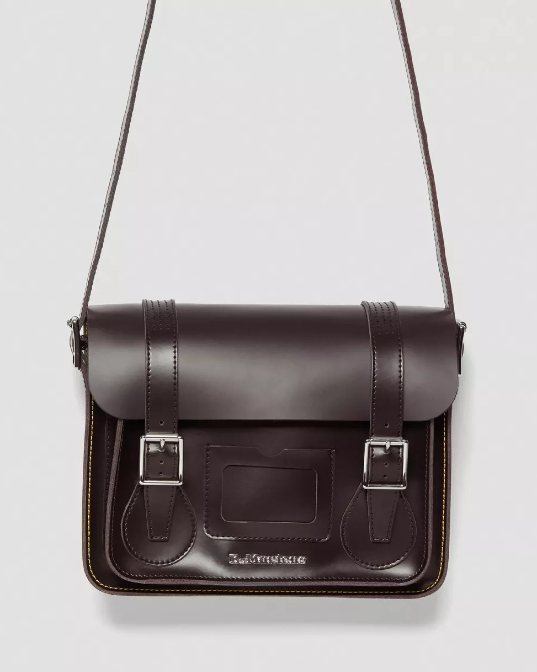 Accessories|Bags>Dr. Martens 11 inch Leather Messenger Bag Burgundy — Kiev & Smooth