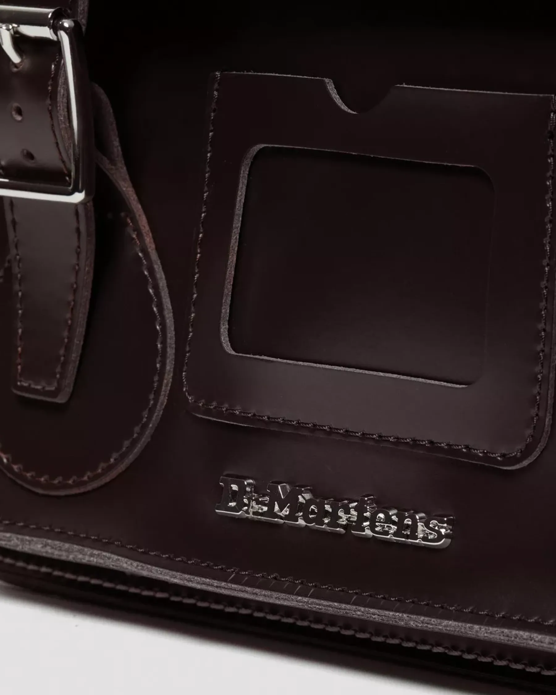 Accessories|Bags>Dr. Martens 11 inch Leather Messenger Bag Burgundy — Kiev & Smooth