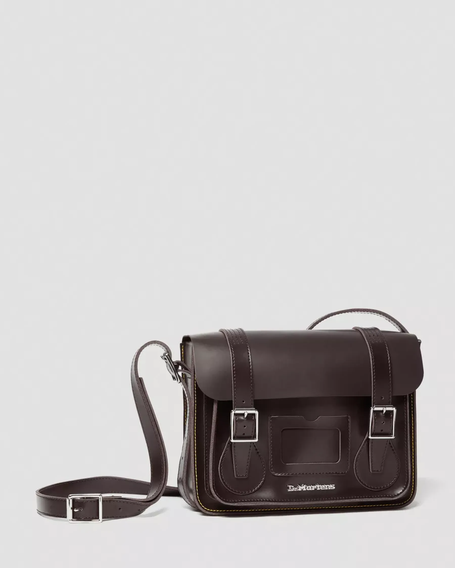 Accessories|Bags>Dr. Martens 11 inch Leather Messenger Bag Burgundy — Kiev & Smooth
