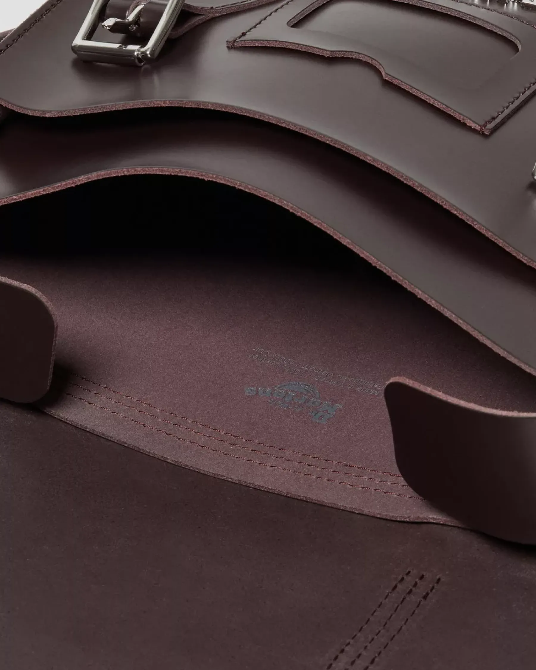 Accessories|Bags>Dr. Martens 11 inch Leather Messenger Bag Burgundy — Kiev & Smooth