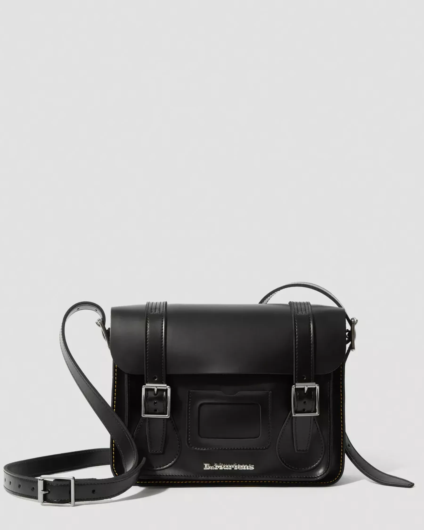 Accessories|Bags>Dr. Martens 11 inch Leather Messenger Bag Black — Kiev & Smooth