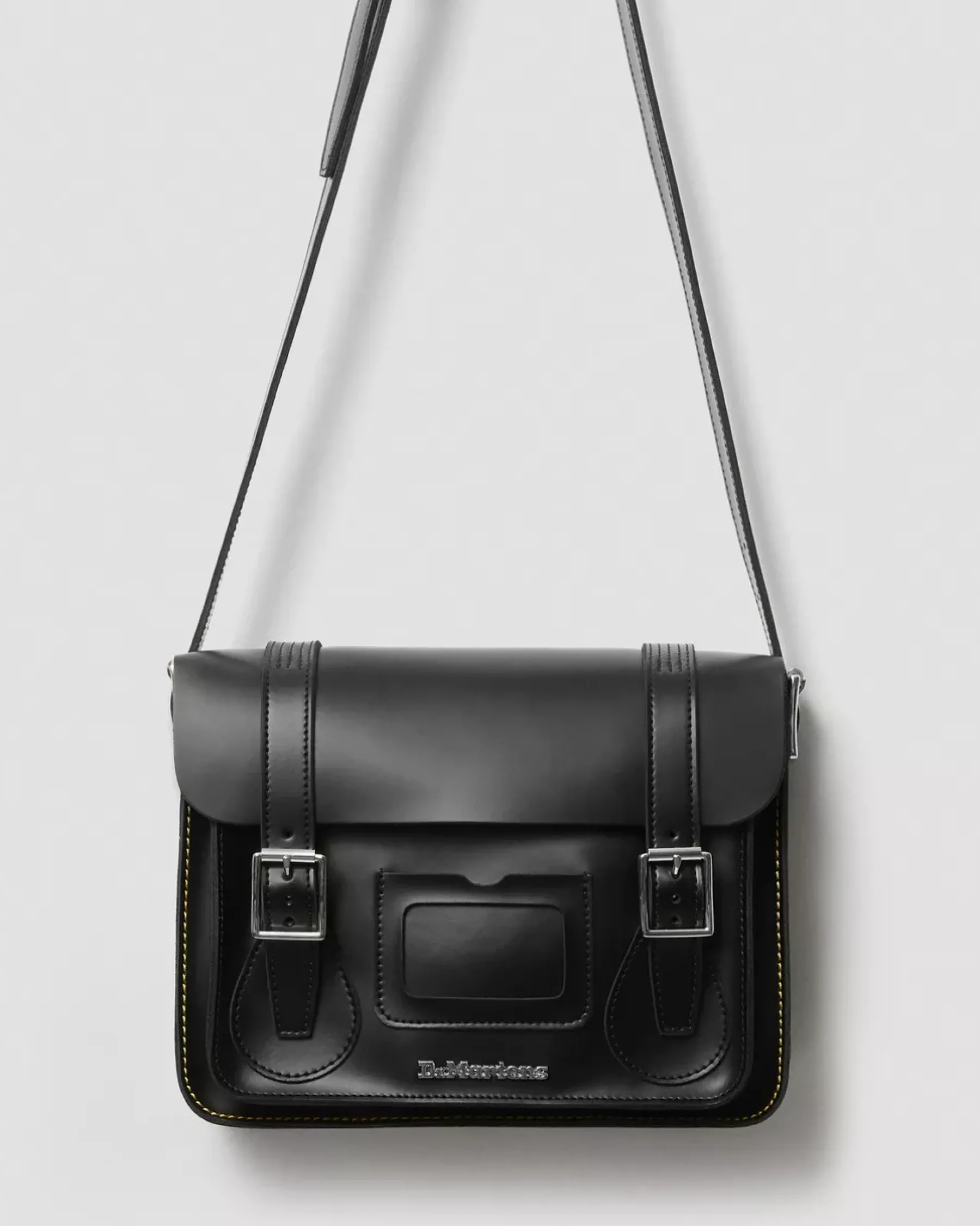 Accessories|Bags>Dr. Martens 11 inch Leather Messenger Bag Black — Kiev & Smooth