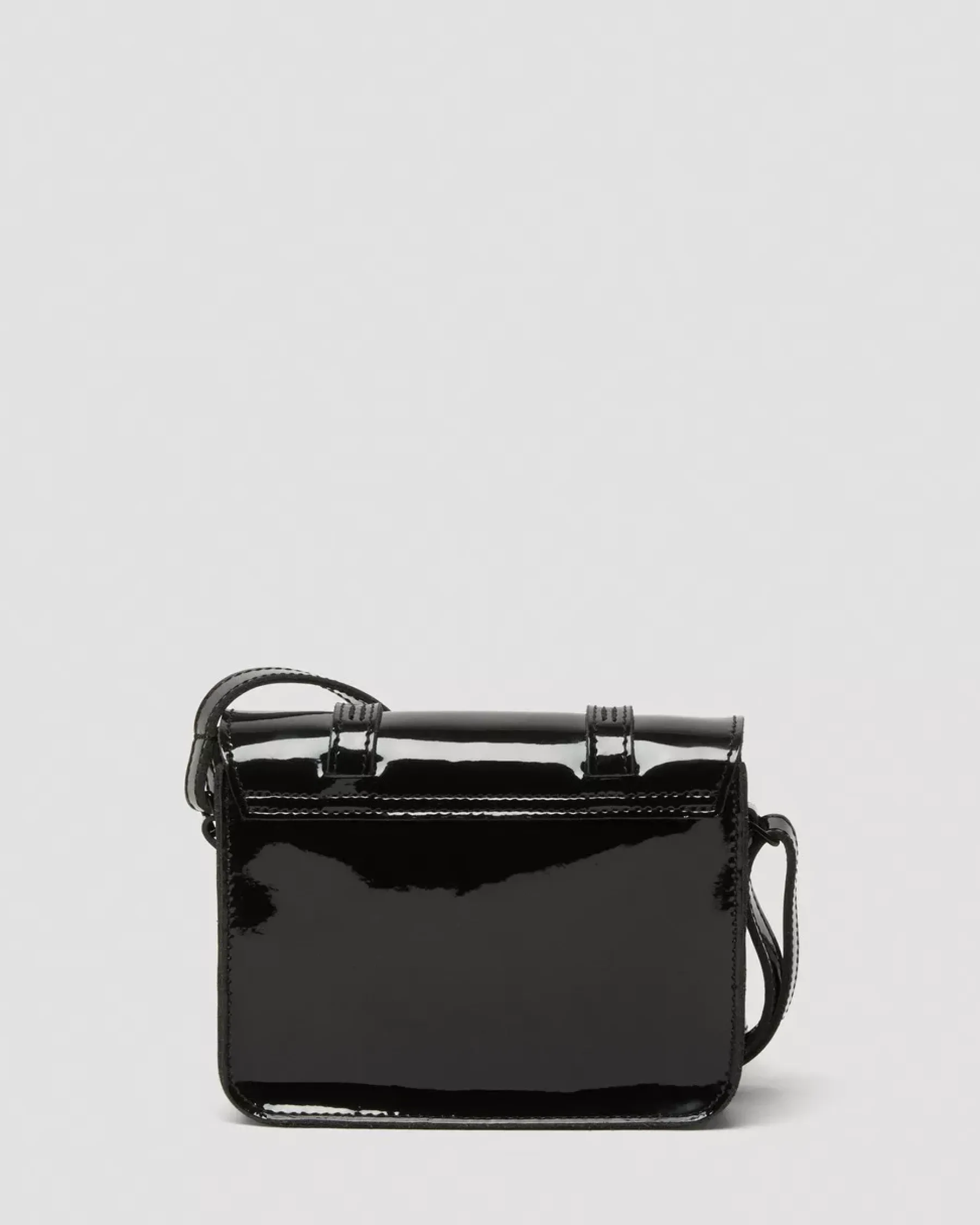 Accessories|Bags>Dr. Martens 7 inch Patent Leather Crossbody Bag Black — Patent Leather