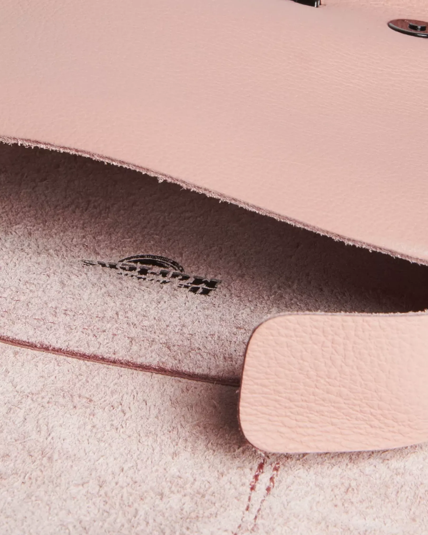 Accessories|Bags>Dr. Martens 7 Inch Pisa Leather Crossbody Bag Peach Beige — Pisa