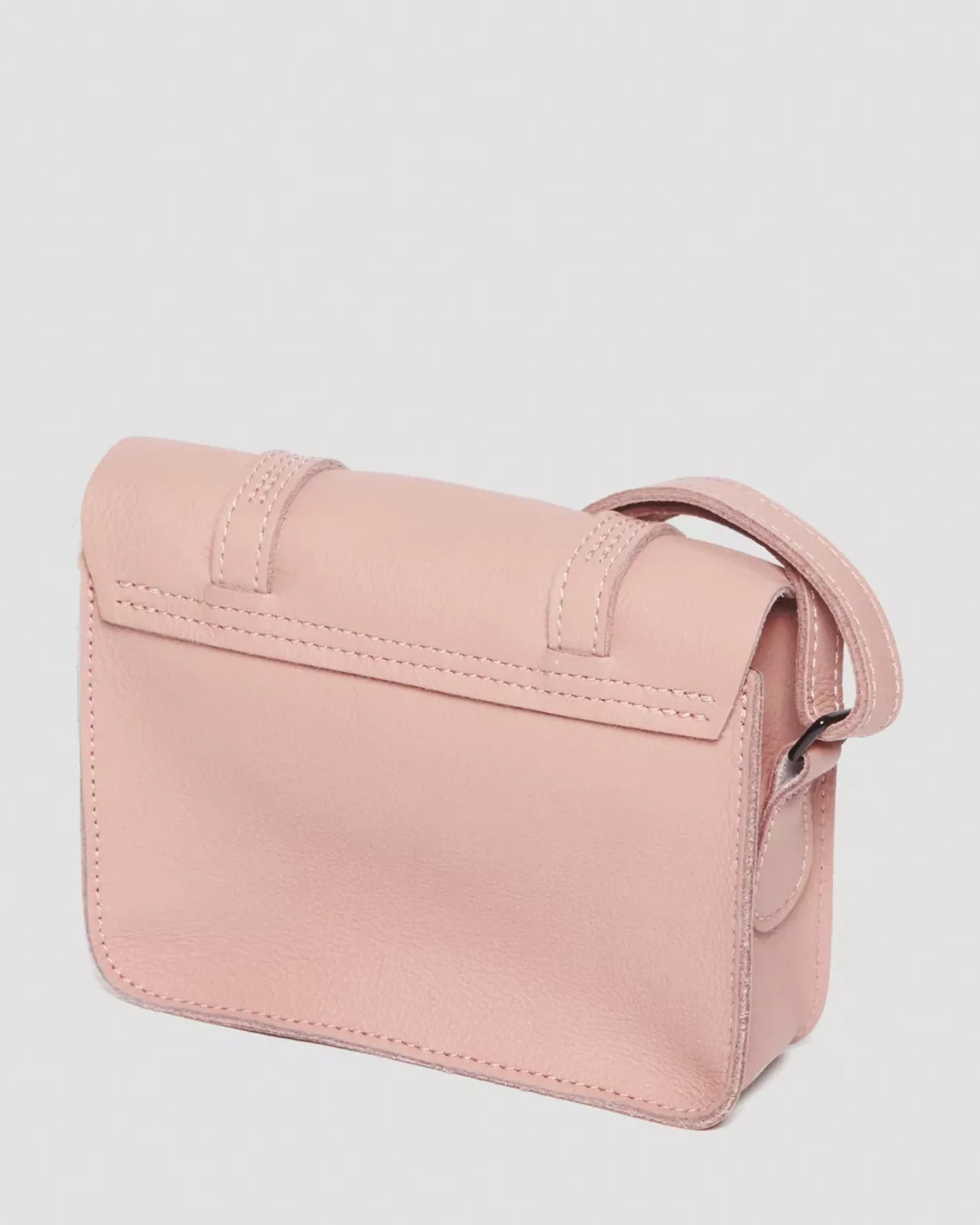 Accessories|Bags>Dr. Martens 7 Inch Pisa Leather Crossbody Bag Peach Beige — Pisa