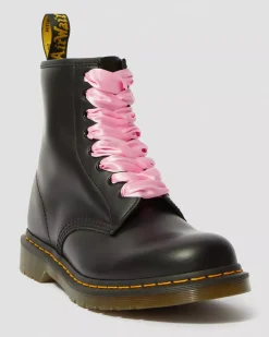 Laces|Accessories>Dr. Martens 55 inch Ribbon Shoe Laces (8-10 Eye) Pink — Ribbon