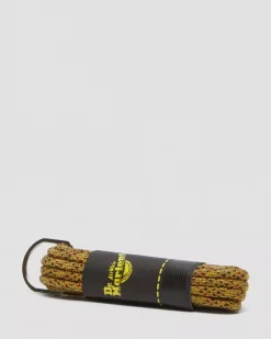 Laces|Accessories>Dr. Martens 55 Inch Round Marl Shoe Laces (8-10 Eye) Yellow+Black — Polyester