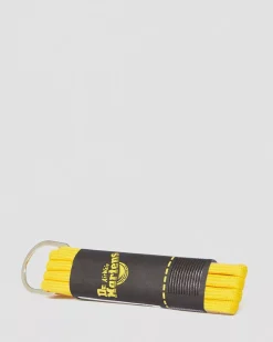 Laces|Accessories>Dr. Martens 26 Inch Round Shoe Laces (3-Eye) Yellow — Cotton