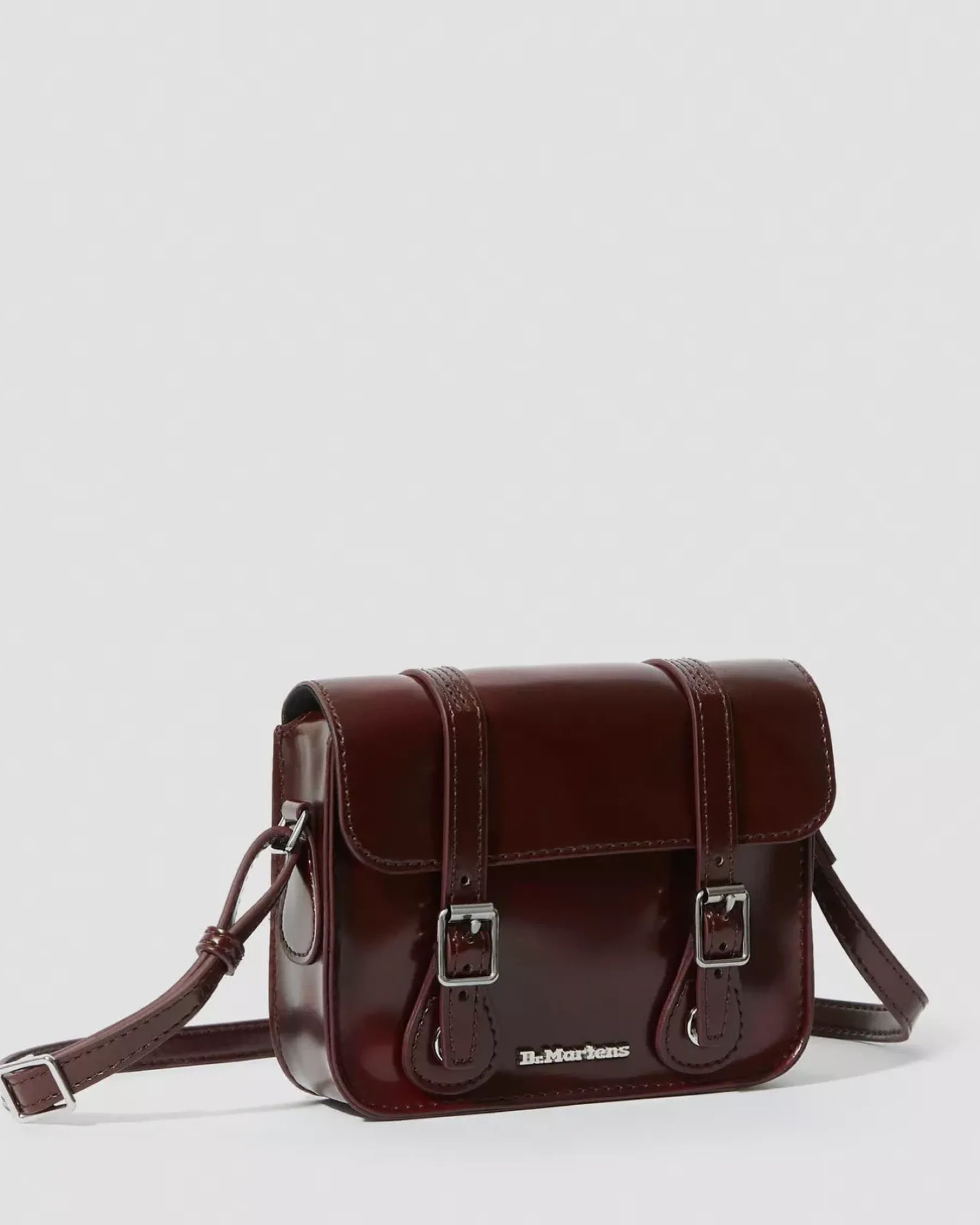Accessories|Bags>Dr. Martens 7 Inch Vegan Crossbody Bag Cherry Red — Oxford Rub Off