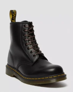 Laces|Accessories>Dr. Martens 55 Inch Waxed Flat Shoe Laces (8-10 Eye) Brown — Tetoron