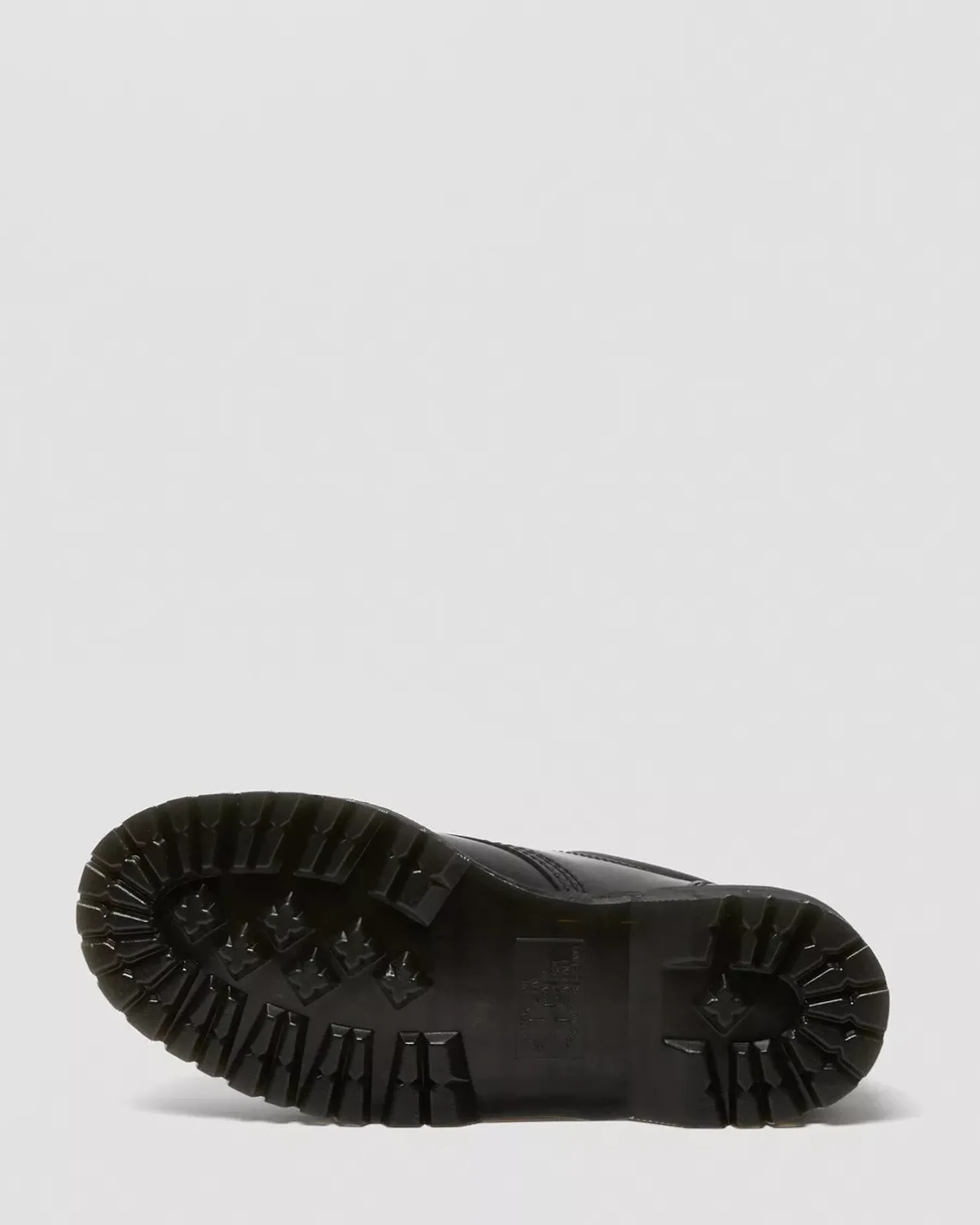 Bestsellers|Platform Shoes>Dr. Martens 8053 Leather Platform Casual Shoes Black — Polished Smooth