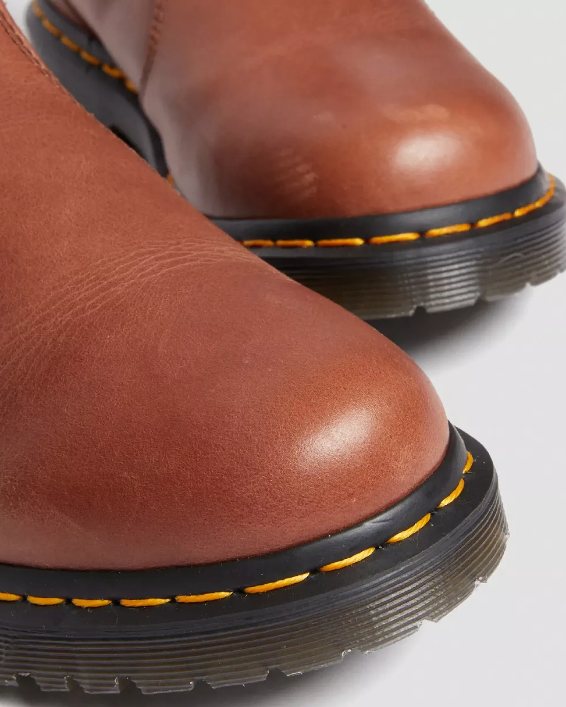 Originals|Winter Boots>Dr. Martens 2976 Leonore Women's Faux Fur-Lined Chelsea Boots Tan — Farrier