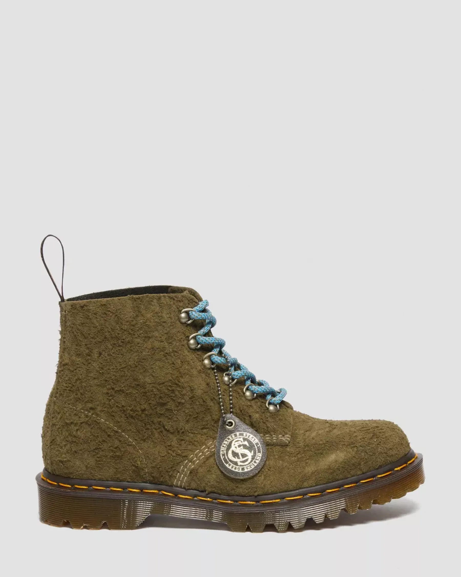 Sale|Originals>Dr. Martens 101 Made in England Hardware Suede Ankle Boots OLIVE