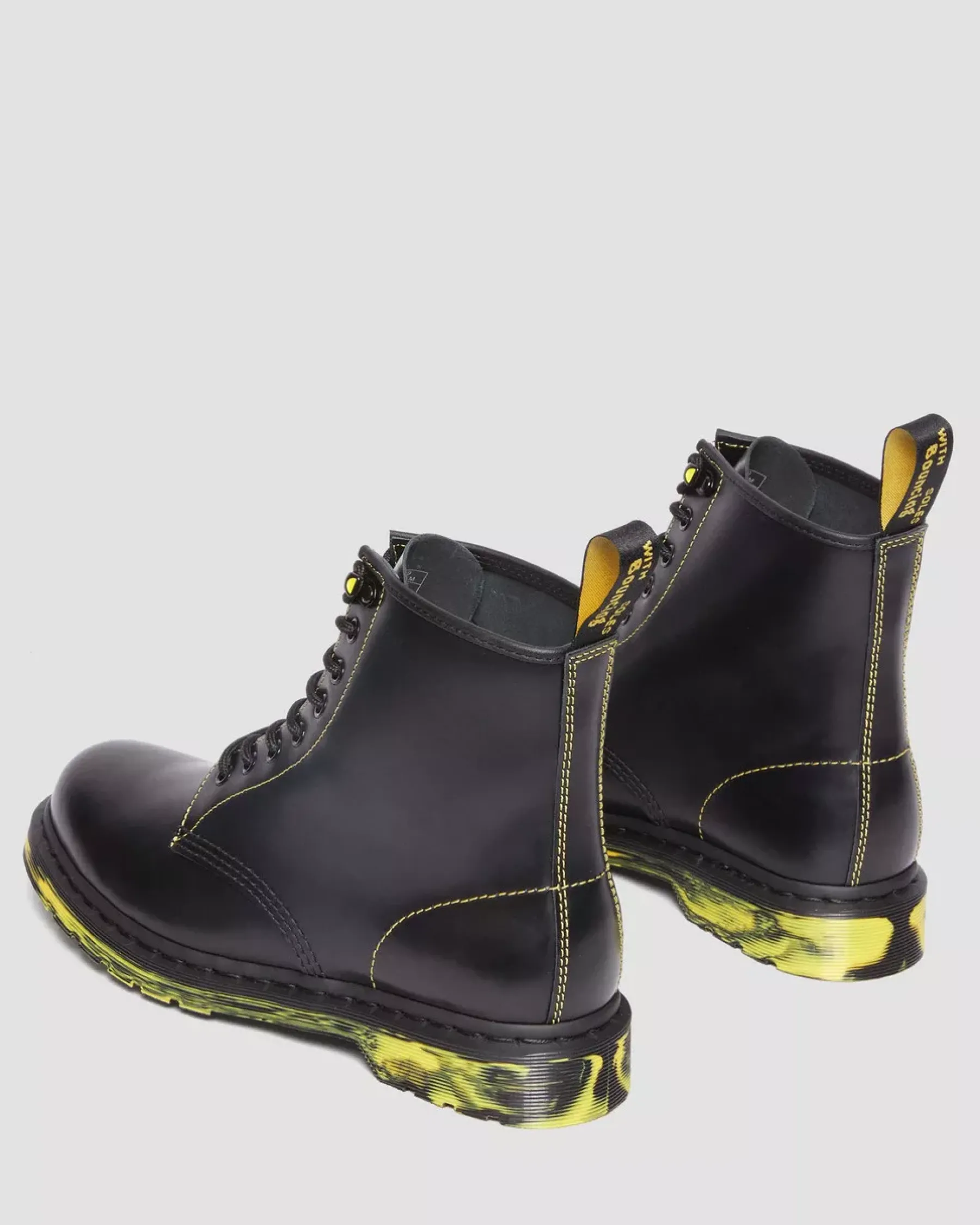 Sale|Originals>Dr. Martens 1460 Marbled Sole Smooth Leather Lace Up Boots Black — Smooth Leather