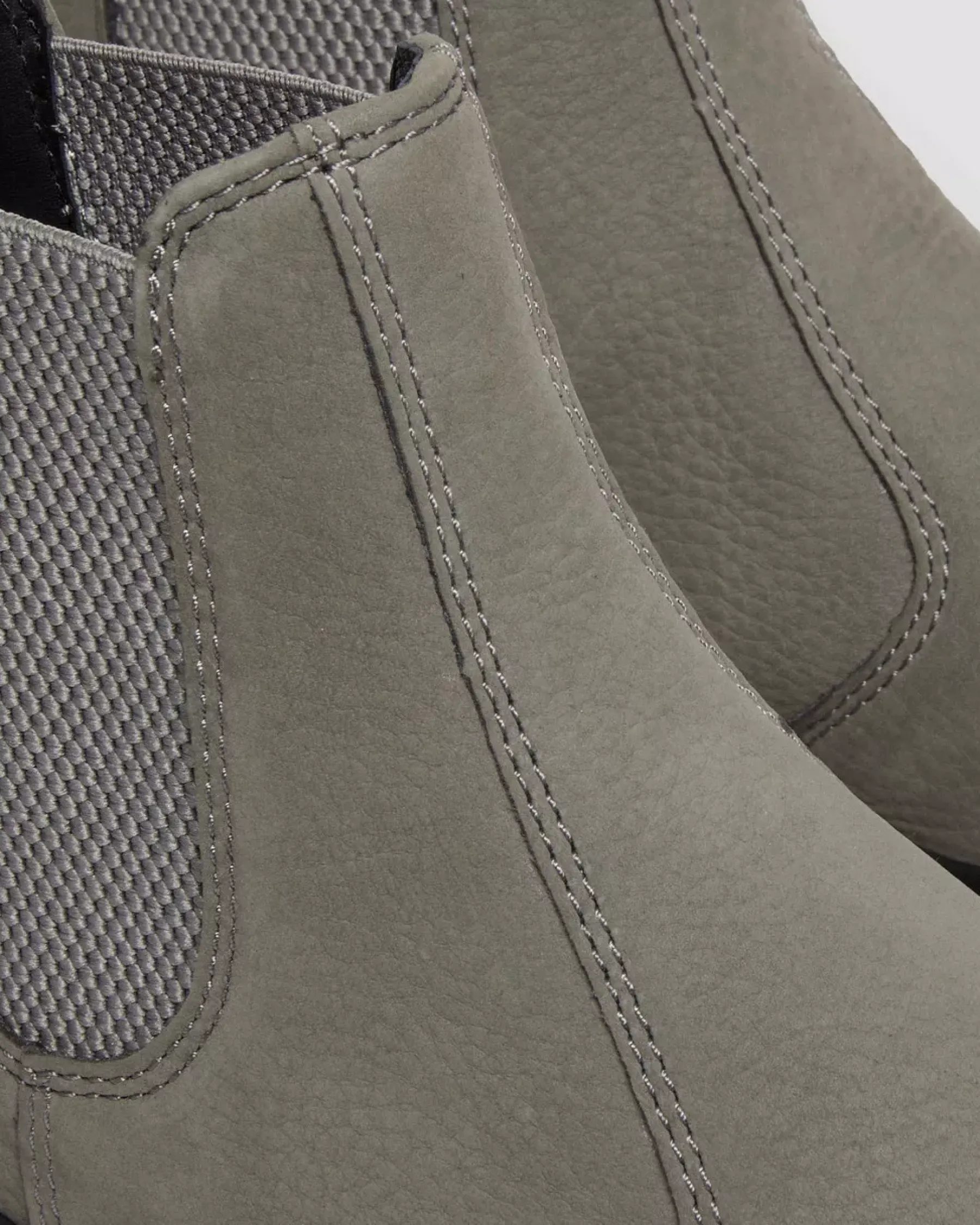 Sale|Originals>Dr. Martens 2976 Milled Nubuck Chelsea Boots NICKEL GREY — Milled Nubuck Wp