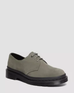 Sale|Originals>Dr. Martens 1461 Milled Nubuck Oxford Shoes NICKEL GREY — Milled Nubuck Wp
