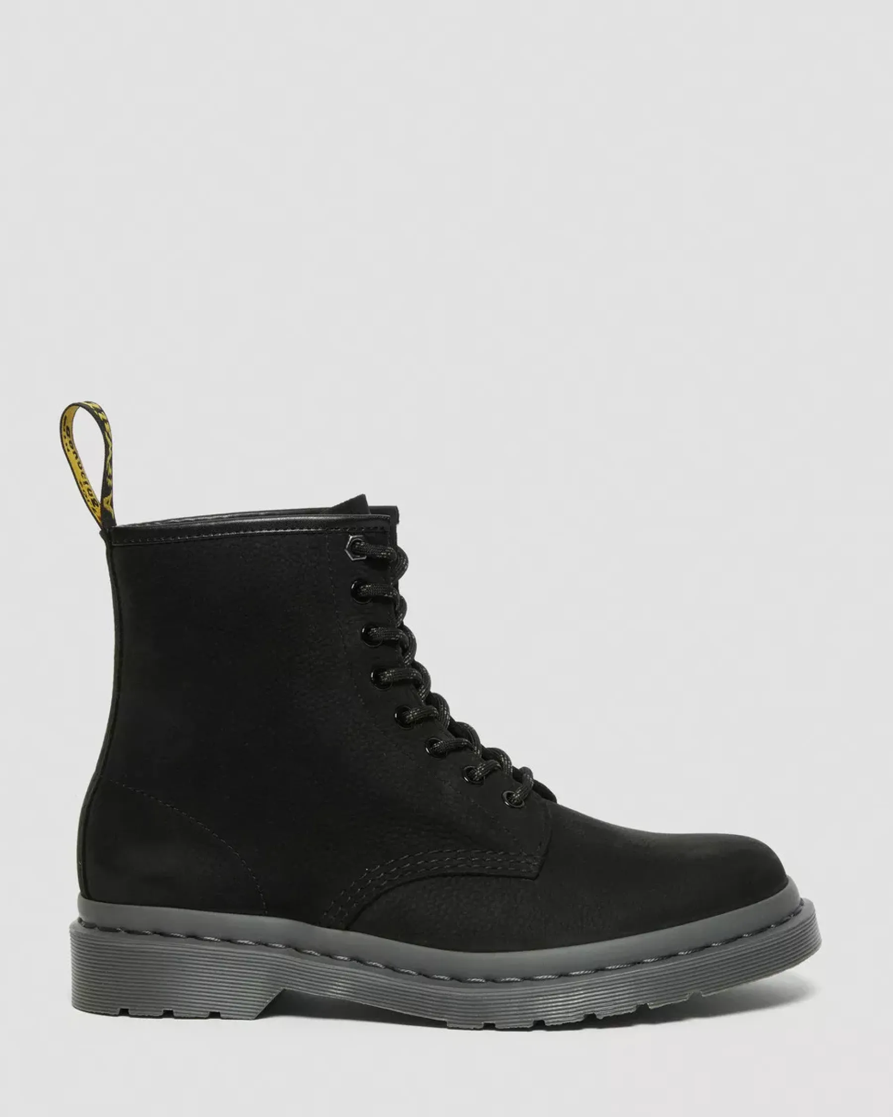 Sale|Originals>Dr. Martens 1460 Mono Milled Nubuck Leather Lace Up Boots Black — Milled Nubuck Wp
