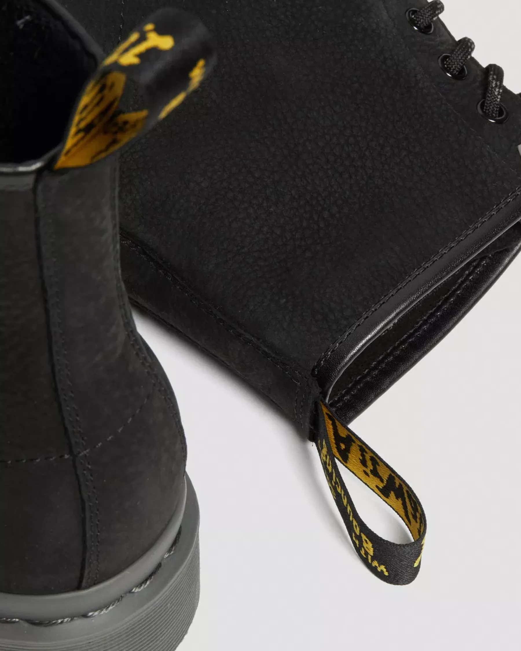 Sale|Originals>Dr. Martens 1460 Mono Milled Nubuck Leather Lace Up Boots Black — Milled Nubuck Wp