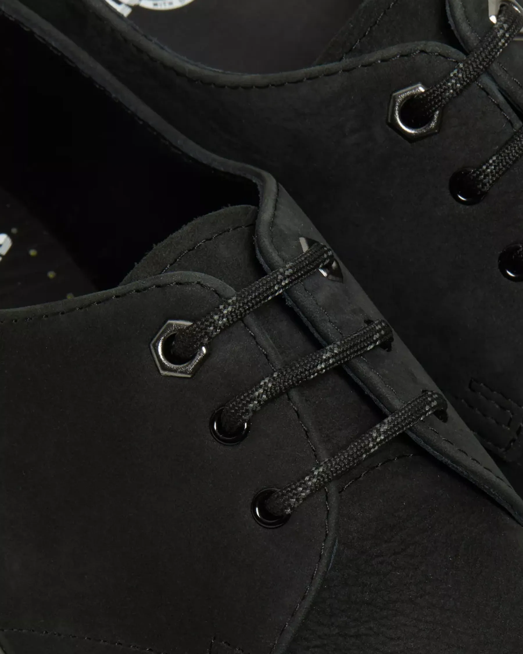Sale|Originals>Dr. Martens 1461 Mono Milled Nubuck Leather Oxford Shoes Black — Milled Nubuck Wp